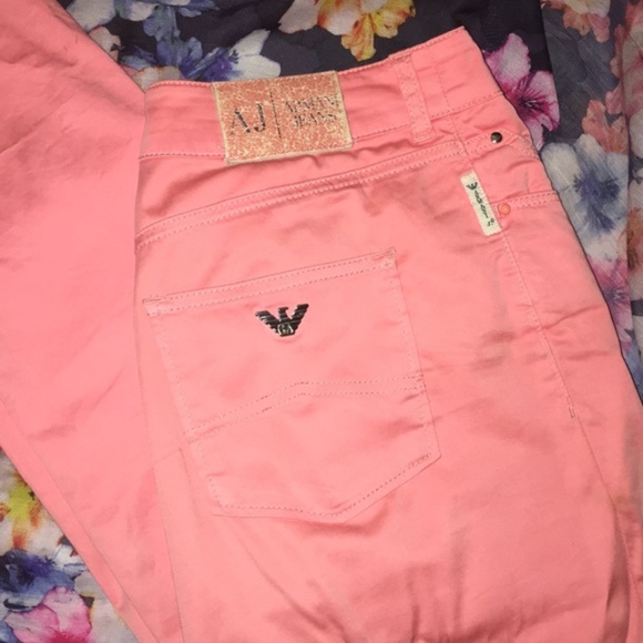 ARMANI Jeans Authentic Rose Long Leg High Waist - Picture 14 of 16